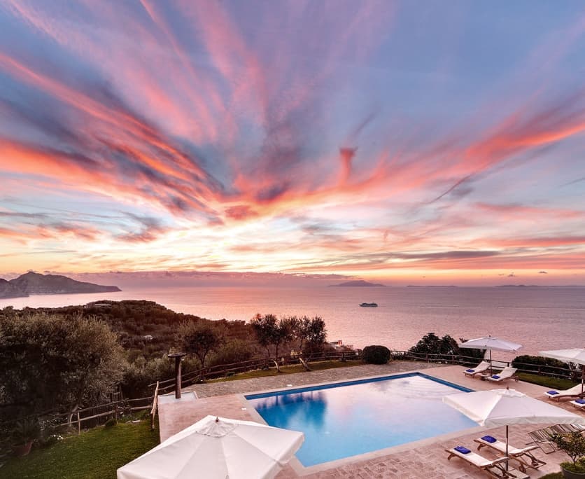 Luxury villa celebration